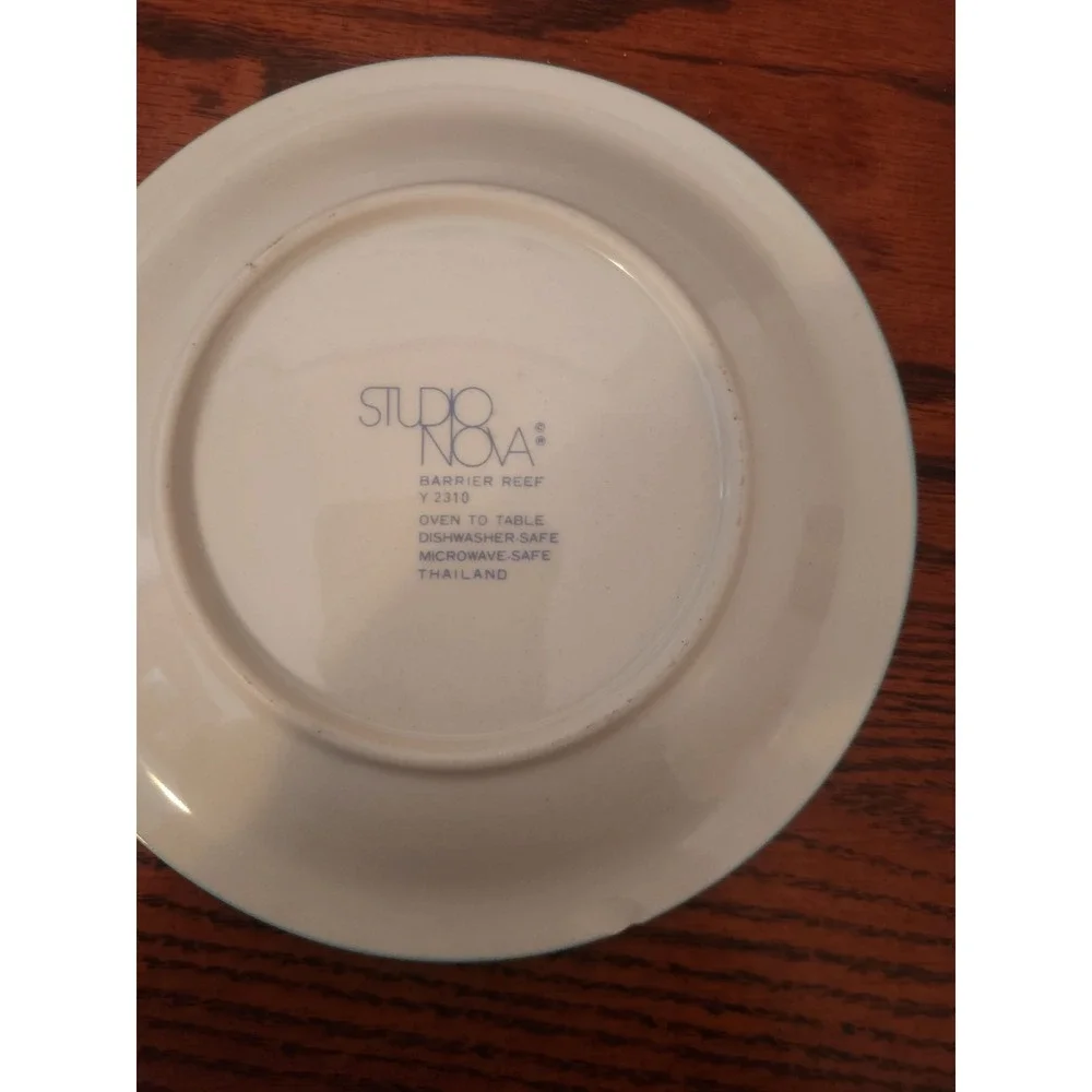 Set of 2 Studio Nova Barrier Reef Soup Cereal‎ Bowls Fish 8
